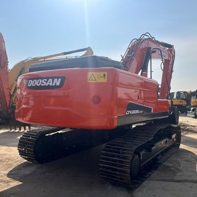 21500KG Doosan DX225 Gebraucht-Backhoe-Gräber Spuren Schwergeräte-Gräber