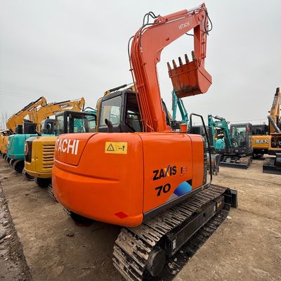 Original Marke Verwendet Hitachi ZX70 Hydraulische Bagger 7 Tonnen Crawler Digger für den Straßenbau