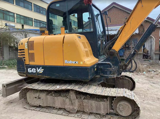 Südkoreanische Marke Gebraucht Mini Crawler Hyundai 60vs Hydraulischer 6 Tonnen Digger