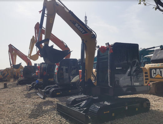 Original Marke 6 Tonnen Minibagger Gebraucht SANY60 Crawler Backhoe Digger zum Verkauf