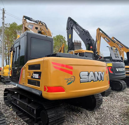 In gutem Zustand Gebraucht Sany 155C Bagger 15 Tonnen mittlere Gebrauchtbaumaschine