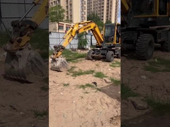 Hyundai60 escavatore a ruote