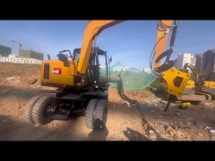 Sany 75w escavatori a ruote